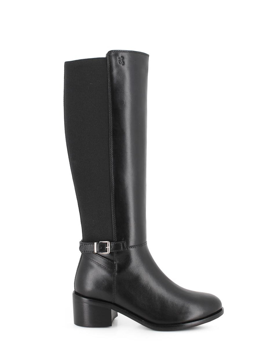 Botas de Piel Blogger Jasmin 02 Negro Mujer