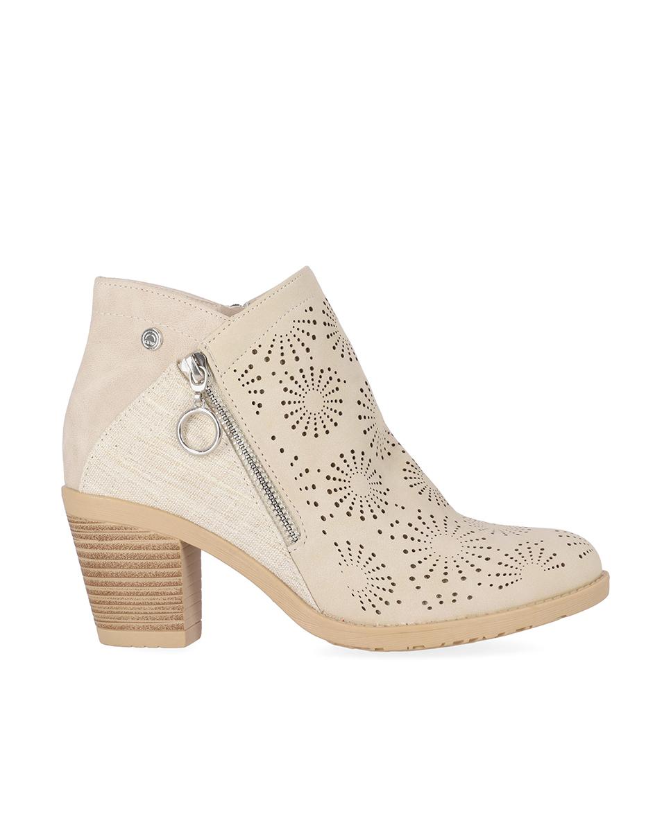BOTIN TACÓN MUJER