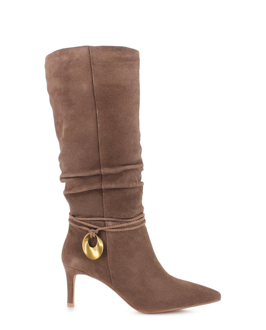 Botas de Piel Blogger Kassia Arena Mujer