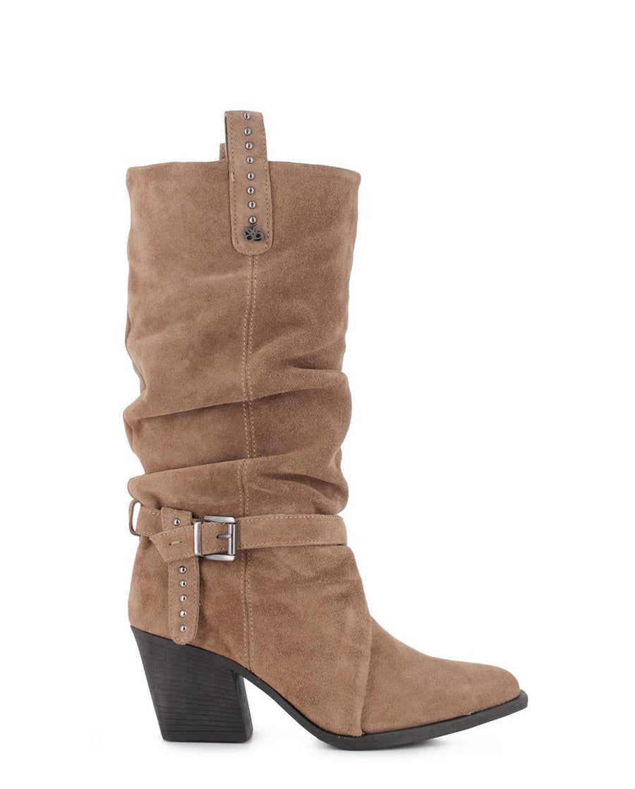 Botas de Piel Blogger Prisma Arena Mujer