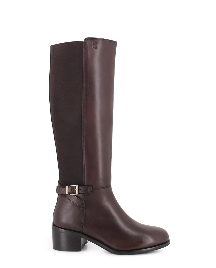 Botas de Piel Blogger Jasmin 02 Marrón Mujer