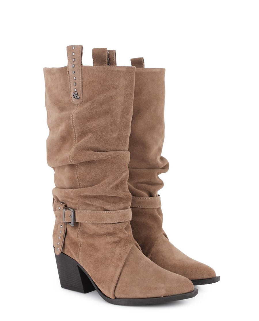 Botas de Piel Blogger Prisma Arena Mujer