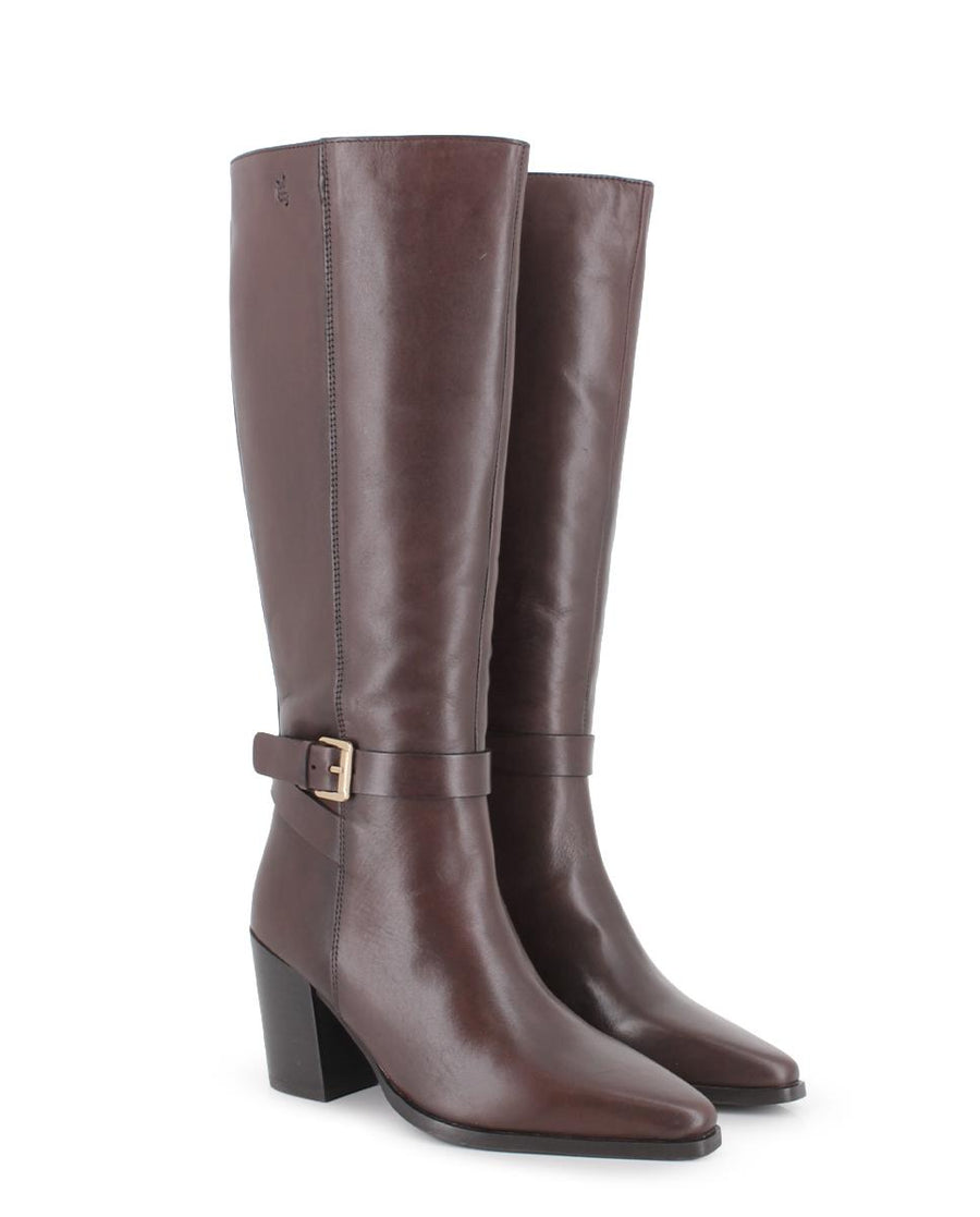 Botas de Piel Blogger Melo Marrón Mujer