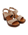Sandalia con tacón cómoda para verano